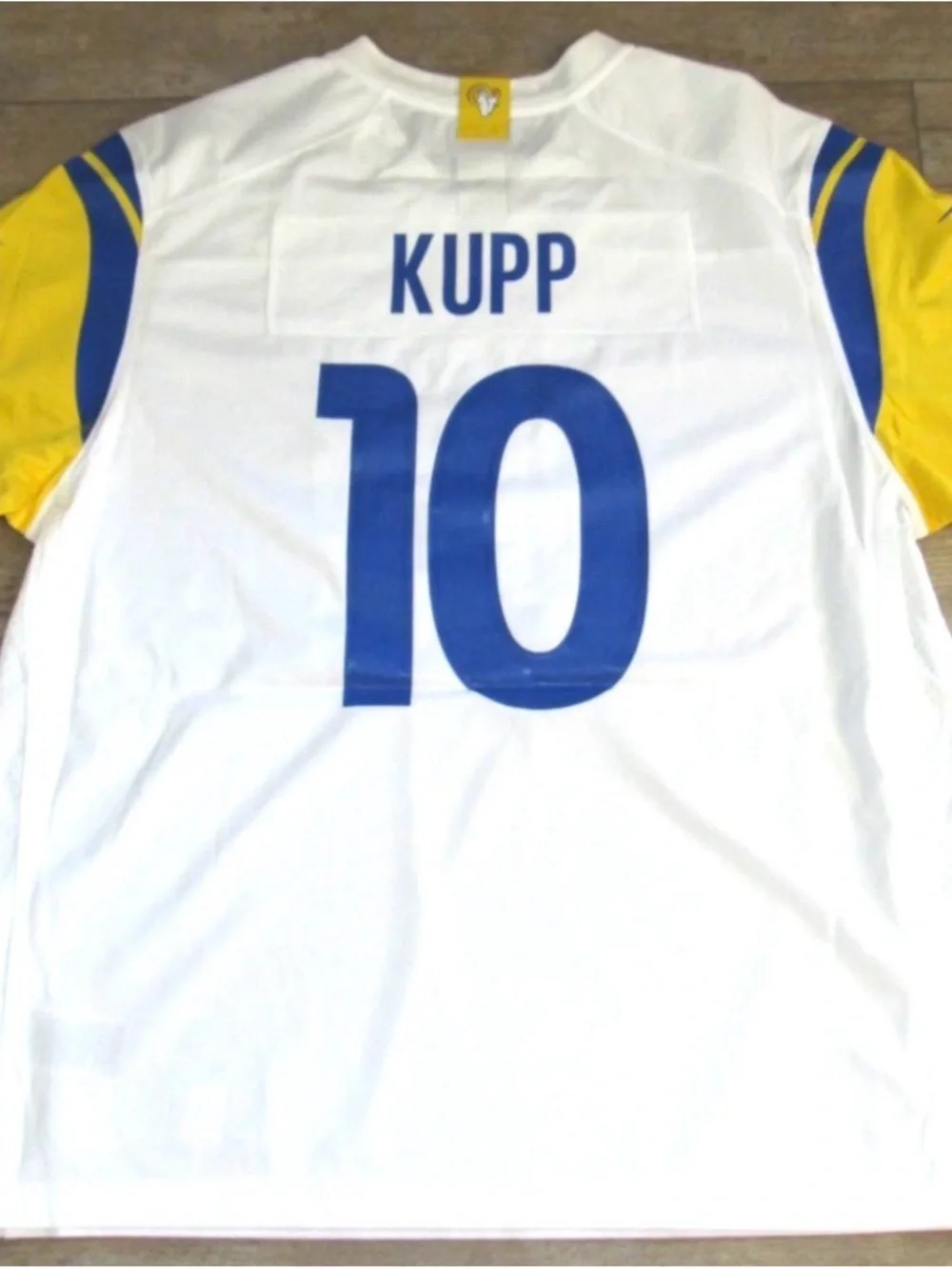 Cooper Kupp Rams Nike #10 White NFL Game Jersey Men's Size XL NWT
